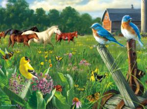 Country Meadow Horses Jigsaw Puzzle By Buffalo Games