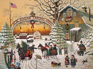 A Christmas Greeting Americana Jigsaw Puzzle By Buffalo Games
