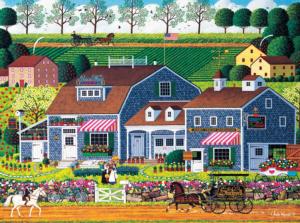 Praire Wind Flowers Americana & Folk Art Jigsaw Puzzle By Buffalo Games