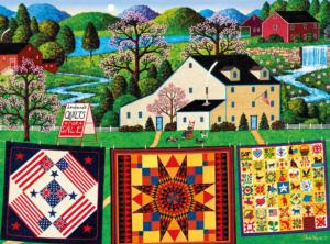 The Quiltmaker Lady Americana & Folk Art Jigsaw Puzzle By Buffalo Games