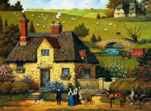 Tall Sea Tale Cottage / Cabin Jigsaw Puzzle By Buffalo Games