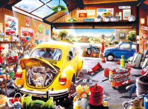 Sam's Garage Nostalgic & Retro Jigsaw Puzzle By Buffalo Games