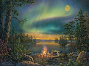 A Night To Remember Lakes & Rivers Jigsaw Puzzle By Buffalo Games