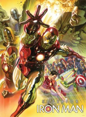 Superior Iron Man Super-heroes Jigsaw Puzzle By Buffalo Games
