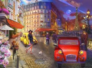 A Stroll in Paris Eiffel Tower Jigsaw Puzzle By Buffalo Games