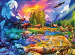 The Wild North Mountain Jigsaw Puzzle By Buffalo Games