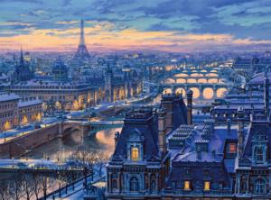 Spanning the Seine Paris & France Jigsaw Puzzle By Buffalo Games