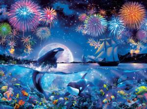 The Dramatic Night Sea Life Jigsaw Puzzle By Buffalo Games