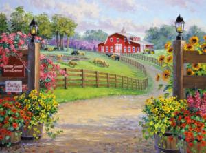 A Southern Warm Welcome Farm Jigsaw Puzzle By Buffalo Games