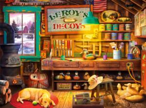 Leroy's Decoys Domestic Scene Jigsaw Puzzle By Buffalo Games