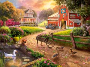 After The Rain Farm Animals Jigsaw Puzzle By Buffalo Games