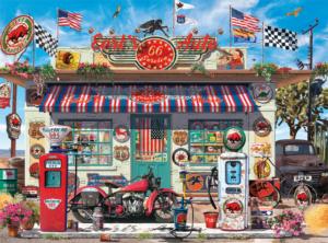 Earl's Auto Motorcycle Jigsaw Puzzle By Buffalo Games