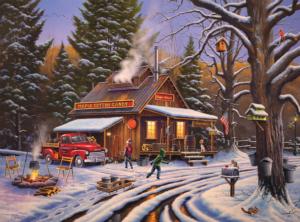 Maple Sugaring Time General Store Jigsaw Puzzle By Buffalo Games