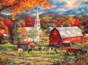 Country Blessings Farm Jigsaw Puzzle By Buffalo Games