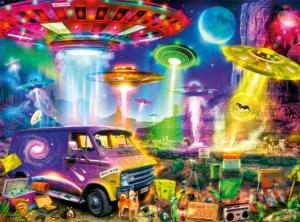 I Brake for UFOs Fantasy Jigsaw Puzzle By Buffalo Games