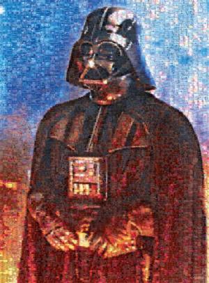 Darth Vader, Sith Lord Star Wars Photomosaic Puzzle By Buffalo Games