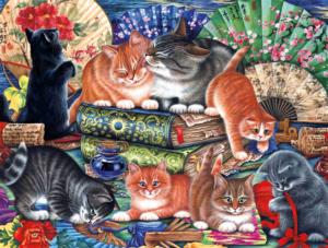 Cats and Fans Cats Jigsaw Puzzle By Buffalo Games