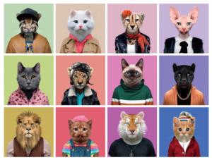 Cats in Clothes Cats Jigsaw Puzzle By Buffalo Games