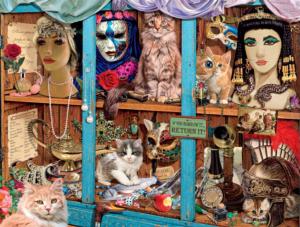 Props Cupboard Cats Jigsaw Puzzle By Buffalo Games