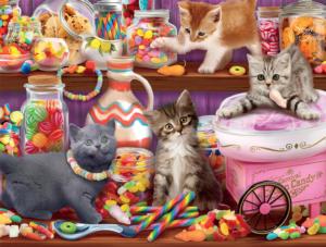 Confectionary Cats Candy Jigsaw Puzzle By Buffalo Games