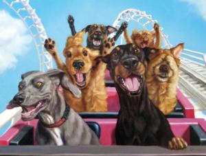 Fun at the Amusement Bark Dogs Jigsaw Puzzle By Buffalo Games