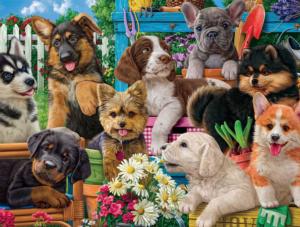 Funny Puppies Dogs Jigsaw Puzzle By Buffalo Games