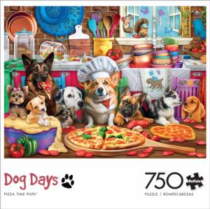 Pizza Time Pups Humor Jigsaw Puzzle By Buffalo Games