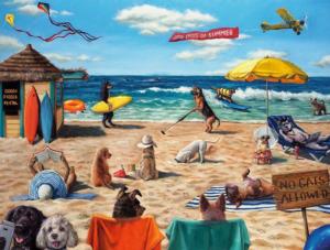 Dog Days of Summer Beach & Ocean Jigsaw Puzzle By Buffalo Games