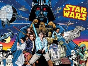 Comic Pinball Art Star Wars Family Pieces By Buffalo Games