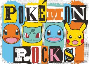 Pokemon Rocks - Scratch and Dent Pokemon Family Pieces By Buffalo Games