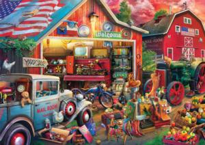 Antique Barn Game & Toy Jigsaw Puzzle By Buffalo Games
