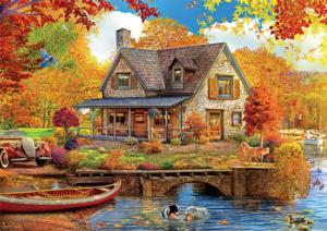 Autumn Lake House