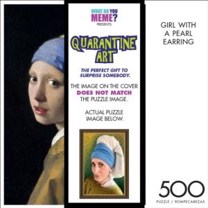 Girl With The Pearl Earring Prank Puzzle People Jigsaw Puzzle By Buffalo Games