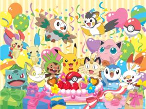 Pokemon Birthday Party Video Game Jigsaw Puzzle By Buffalo Games