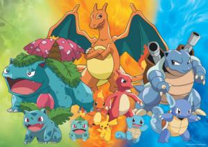 Pokemon Kanto Region Evolutions Video Game Jigsaw Puzzle By Buffalo Games