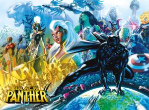 Black Panther #1 Superheroes Jigsaw Puzzle By Buffalo Games
