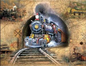 Full Speed Ahead! Trains Jigsaw Puzzle By Springbok