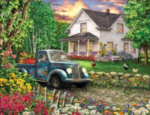 Simpler Times Domestic Scene Jigsaw Puzzle By Springbok