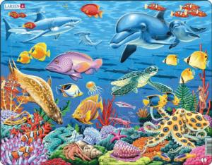Coral Reef Fish Children's Puzzles By Larsen Puzzles