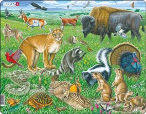 American Prairie Animals Children's Puzzles By Larsen Puzzles