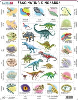 Fascinating Dinosaur Dinosaurs Children's Puzzles By Larsen Puzzles