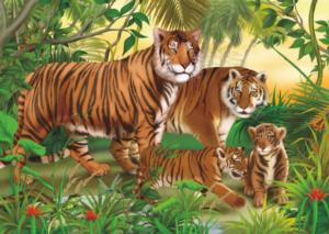 Tigers Big Cats Children's Puzzles By D-Toys