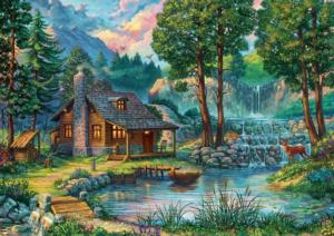 Fairytale House Around the House Jigsaw Puzzle By Heidi Arts