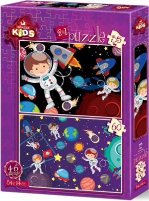 The Space Puzzle Set Space Multi-Pack By Heidi Arts