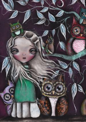 The Owl Family Owl Children's Puzzles By Heidi Arts