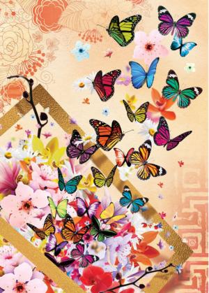 Spring Breeze Collage Jigsaw Puzzle By Heidi Arts