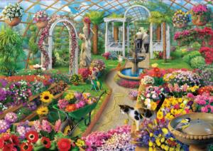 The Colors of Greenhouse Flower & Garden Jigsaw Puzzle By Heidi Arts