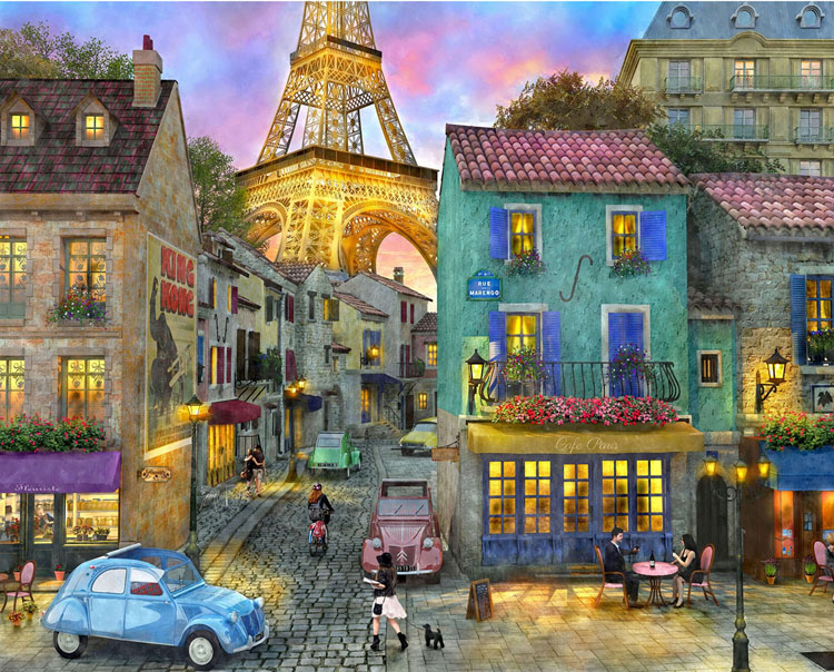 Eiffel Magic Paris & France Jigsaw Puzzle By Springbok