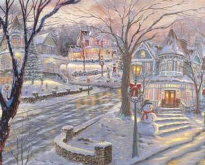 Cold Winter's Night Christmas Jigsaw Puzzle By Springbok