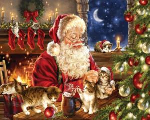 Christmas Kittens Christmas Jigsaw Puzzle By Springbok